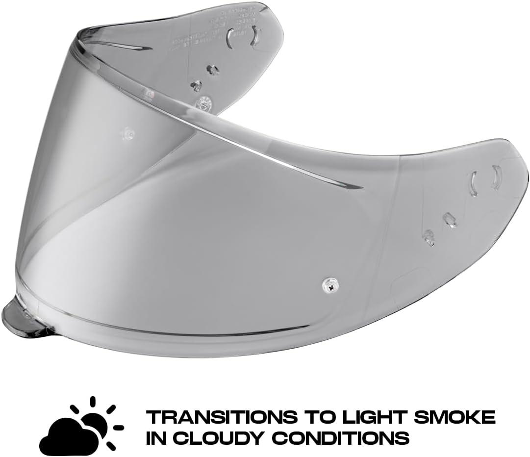ScorpionEXO Eclipse – R430 VisionGuard Photochromic Shield Auto-Tint Helmet Visor for Day & Night Riding Anti-Fog Scratch-Resistant (Insert Sold Seperately)(Photochromic)