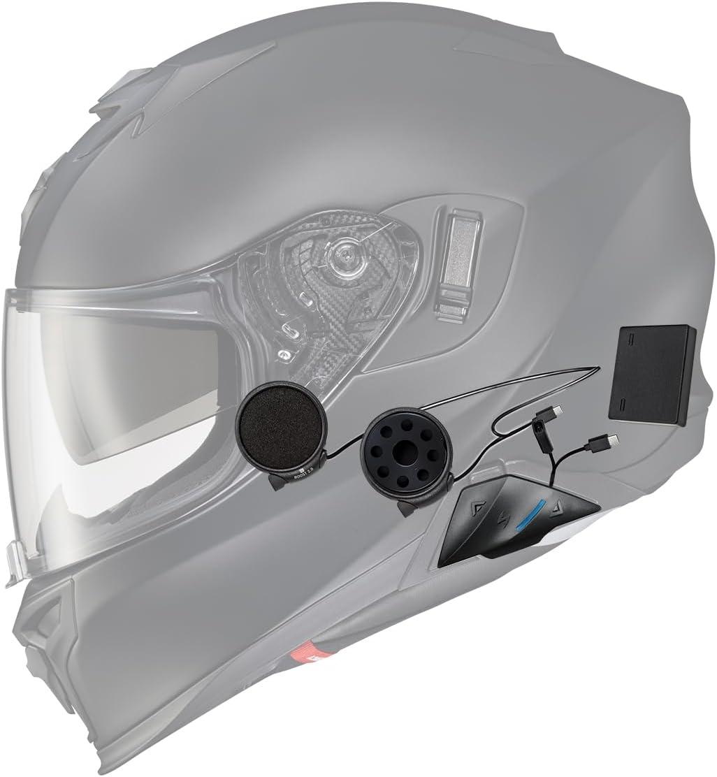 ScorpionEXO T520 Full Face Motorcycle Helmet with Integrated EXO-COM Bluetooth Communication System DOT ECE Approved Adult(3X-Large)