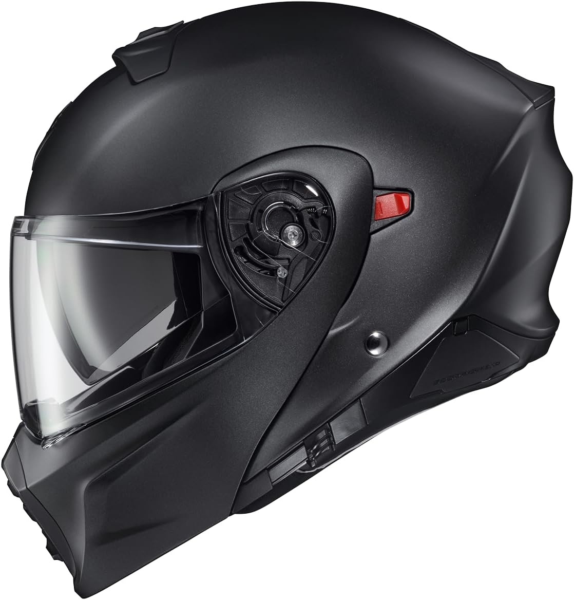 ScorpionEXO GT930 Open Full Face Transformer Adult Motorcycle Helmet Bluetooth Ready Speaker Pockets DOT ECE P/J Approved Solid (Gloss Black – Medium)(Matte Black)