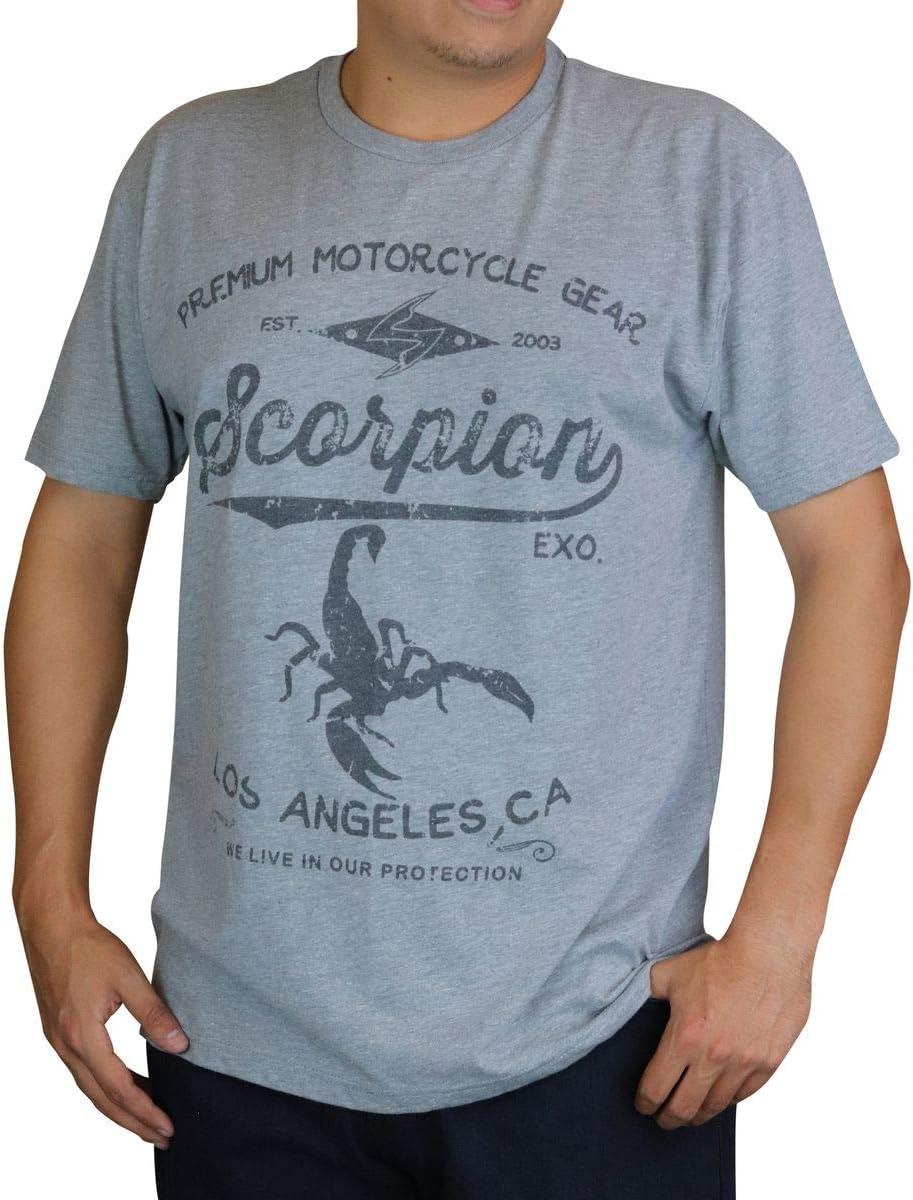 ScorpionEXO Stinger Premium Crew Neck Tee Adult Men’s Short Sleeve T-Shirt(Grey)