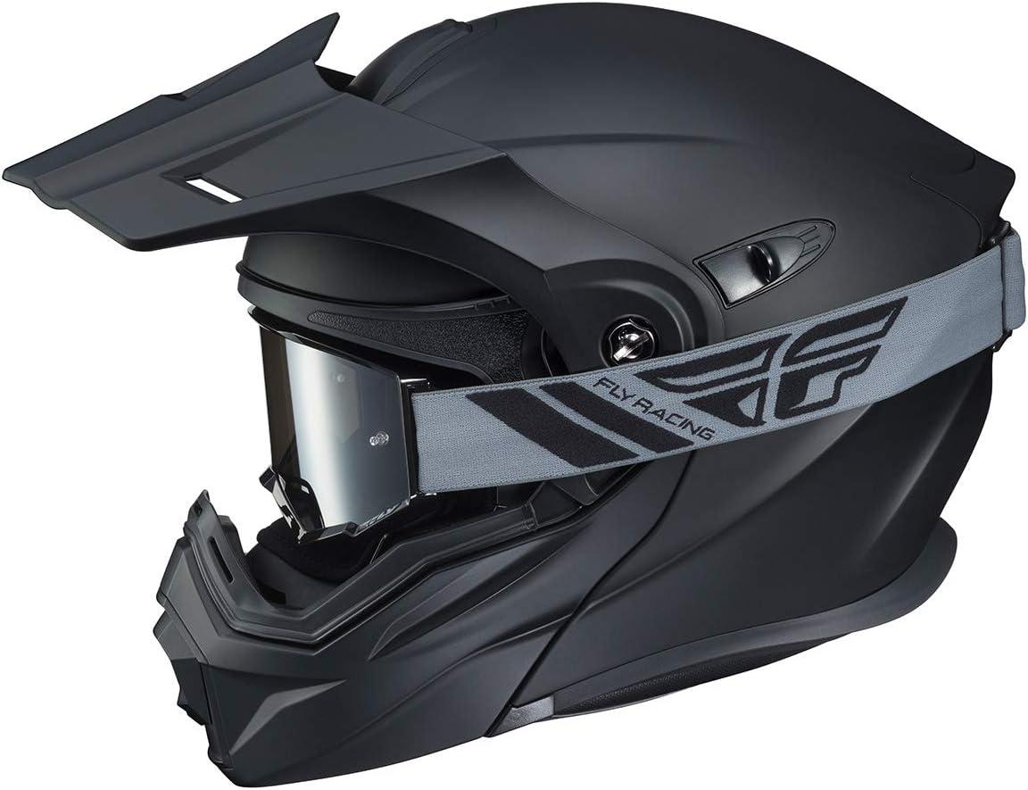 ScorpionEXO AT950 Cold Weather Adventure Snowmobile Modular Helmet Dual Pane Shield with Breath Box Bluetooth Ready Speaker Pockets DOT Approved Adult(Matte Black)