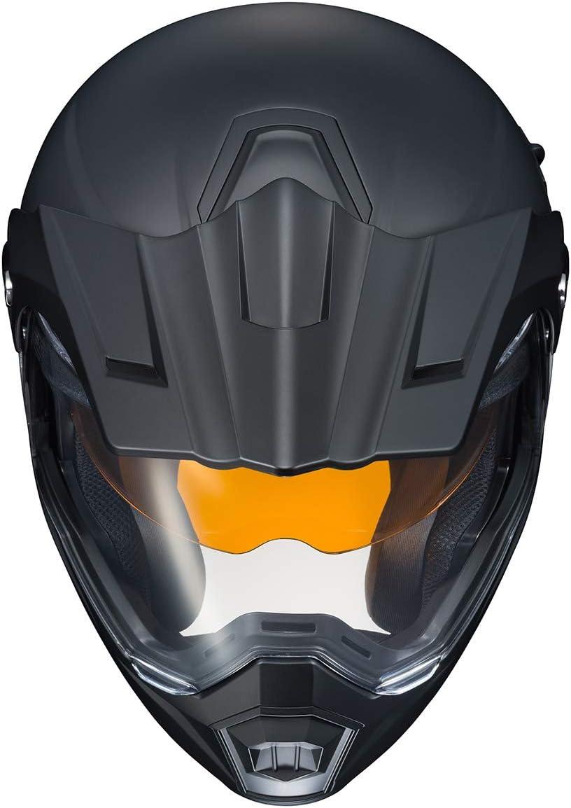 ScorpionEXO AT950 Cold Weather Adventure Snowmobile Modular Helmet Dual Pane Shield with Breath Box Bluetooth Ready Speaker Pockets DOT Approved Adult(Matte Black)