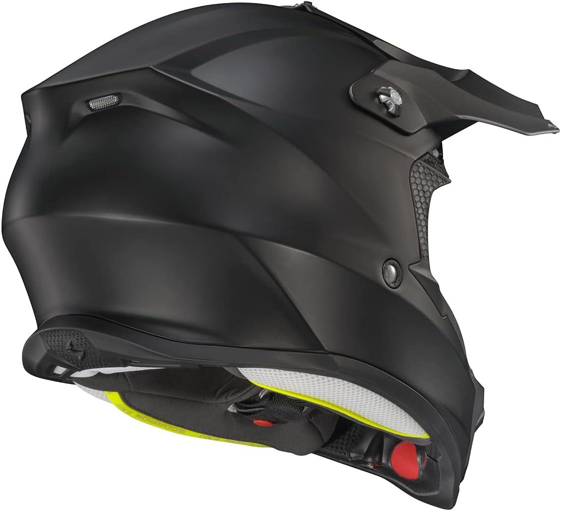 ScorpionEXO VX-16 Dual Off-Road Dirt MX Motocross Racing Adult Full Race Helmet with Visor Dot Approved Matte Black – XS