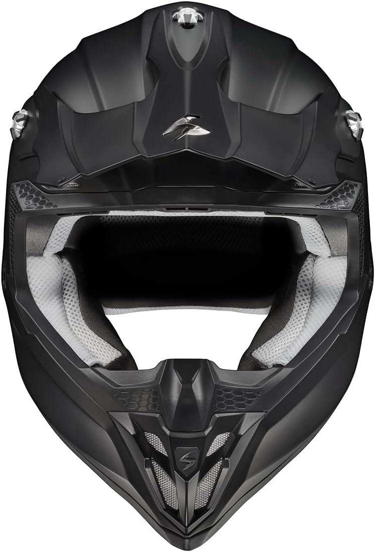 ScorpionEXO VX-16 Dual Off-Road Dirt MX Motocross Racing Adult Full Race Helmet with Visor Dot Approved Matte Black – XS
