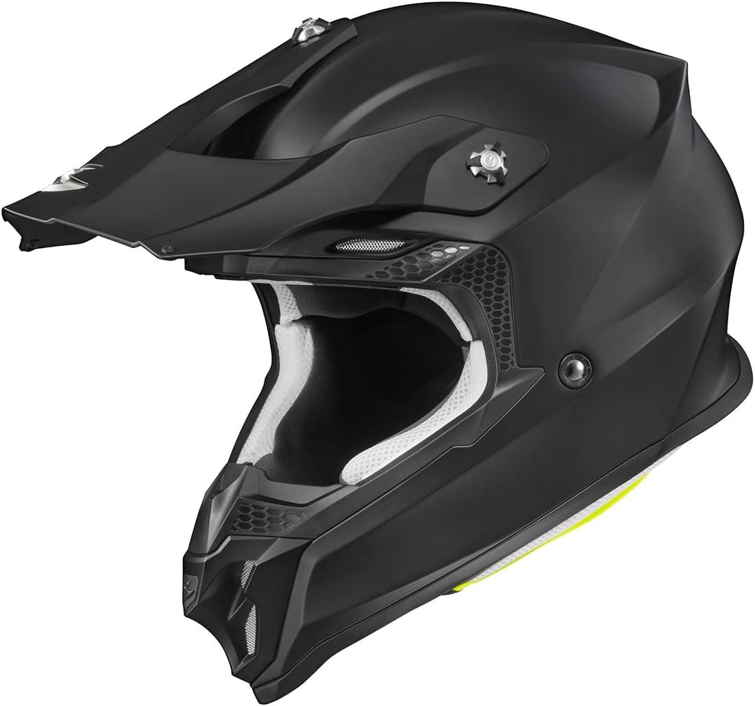 ScorpionEXO VX-16 Dual Off-Road Dirt MX Motocross Racing Adult Full Race Helmet with Visor Dot Approved Matte Black – XS