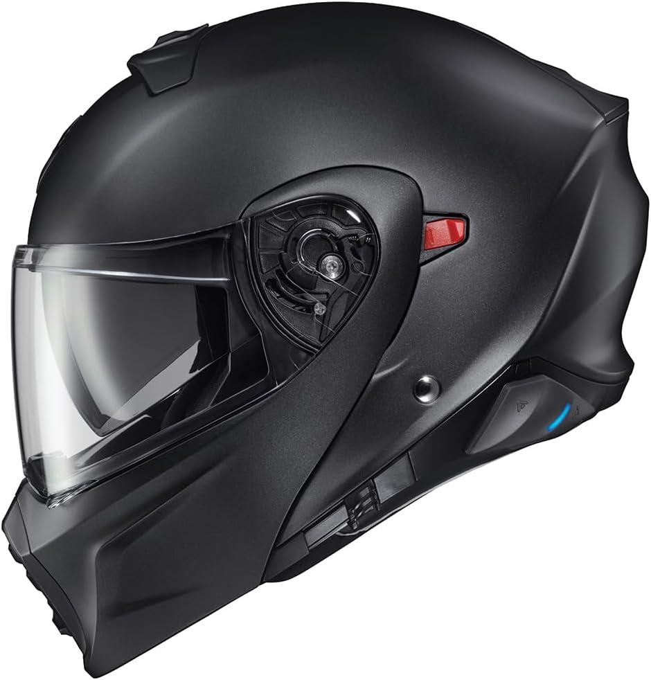 ScorpionEXO GT930 Dual Open Full Face Modular Transformer Helmet Integrated EXO-COM Bluetooth Communication System DOT ECE Approved(X-Small)