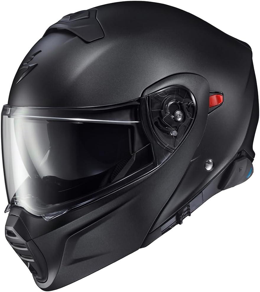 ScorpionEXO GT930 Dual Open Full Face Modular Transformer Helmet Integrated EXO-COM Bluetooth Communication System DOT ECE Approved(X-Small)