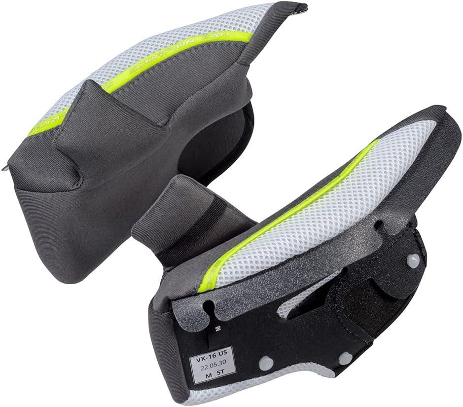 ScorpionEXO VX-16 Kwikwick II Liner/Cheek Pad Set (Black – Large)(Large)