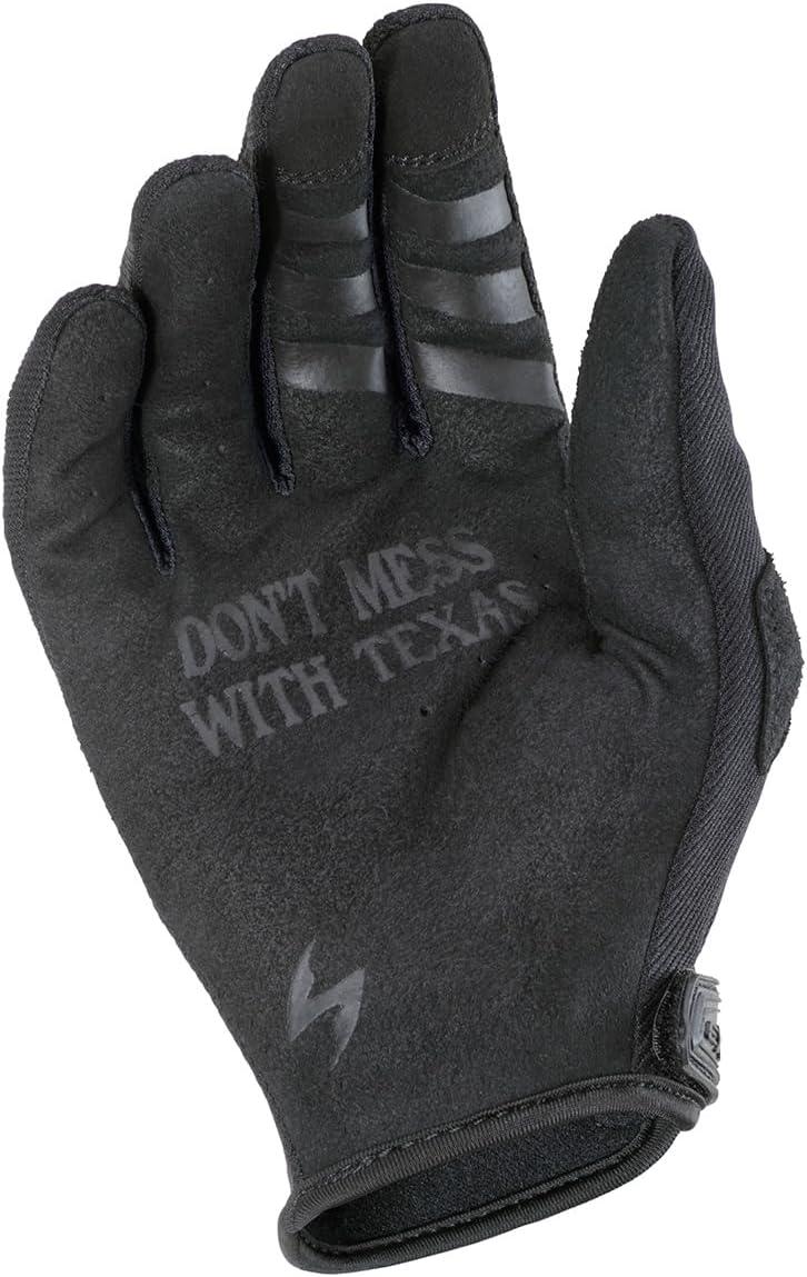 ScorpionEXO Moto-Flex Motorcycle Gloves Abrasion Resistant Touchscreen Compatible – Lone Star (Black/Gold – Medium)(Lone Star Black)