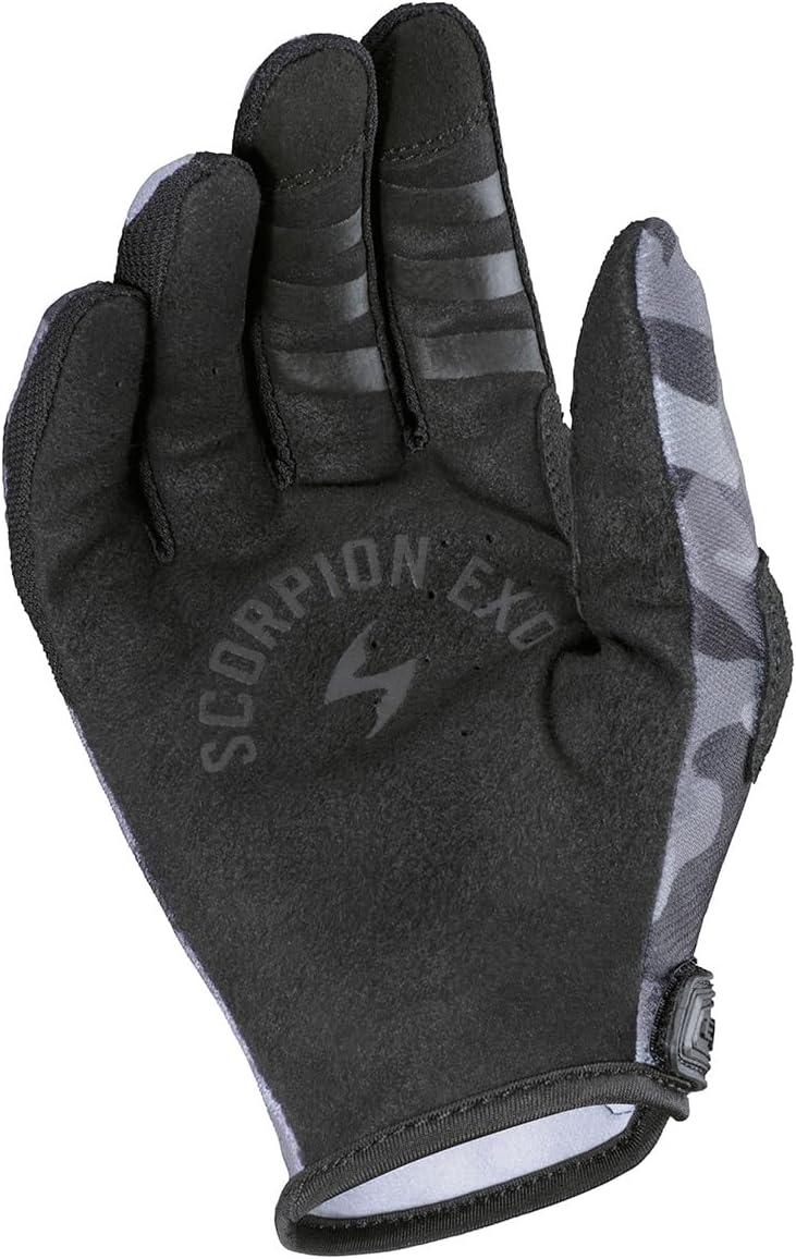 ScorpionEXO Moto-Flex Motorcycle Gloves Abrasion Resistant Touchscreen Compatible – Lone Star (Black/Gold – Medium)(Covert Ops Stealth)