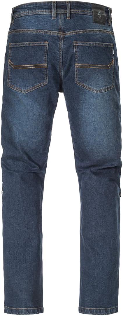 ScorpionEXO Covert II Men’s Jeans Reinforced Motorcycle Pants (Wash Blue – 32)(Wash Blue)