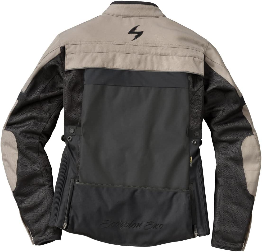 ScorpionEXO Cargo Air Womens Mesh Motorcycle Summer Riding Jacket with CE Rated Armor – Adjustable includes Storage Bag(Sand)