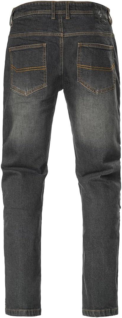ScorpionEXO Covert Pro II Men’s Jeans Reinforced Motorcycle Pants with Rheon CE AA Rated (Wash Black – 32)(Wash Black)