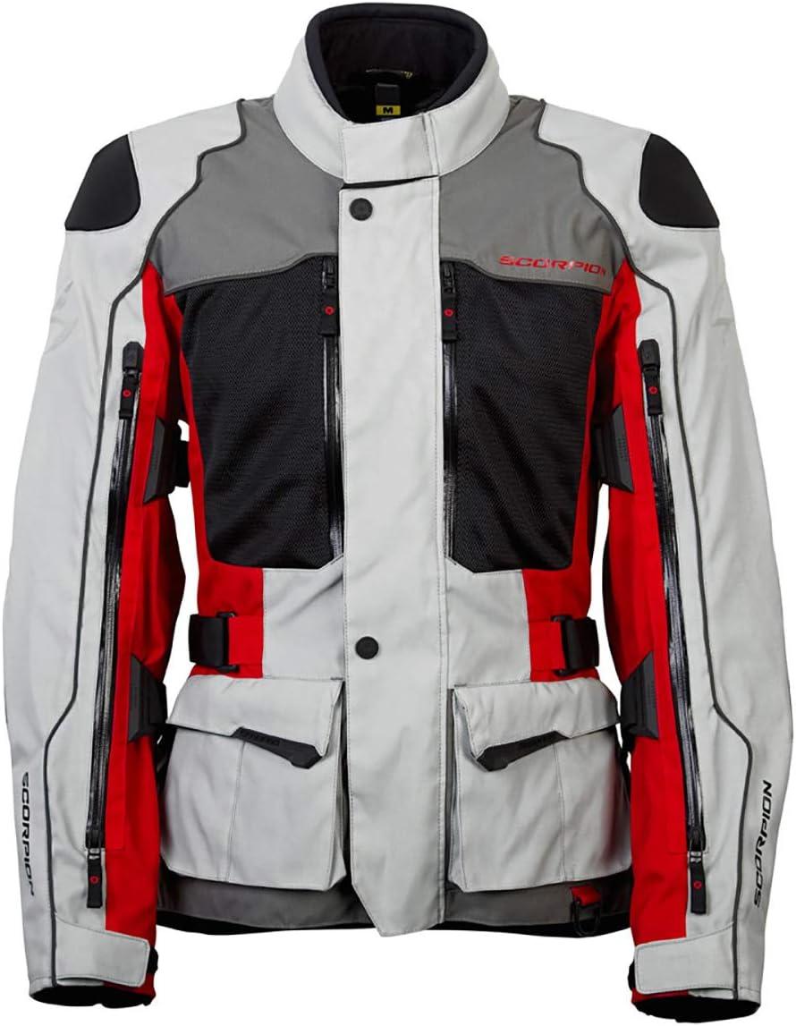 ScorpionEXO Yosemite Windproof Adventure Motorcycle Jacket Water Resistant Ventilated Removable Thermal Liner CE-Rated Armor
