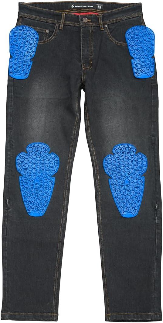 ScorpionEXO Covert Pro II Men’s Jeans Reinforced Motorcycle Pants with Rheon CE AA Rated (Indigo – 32)