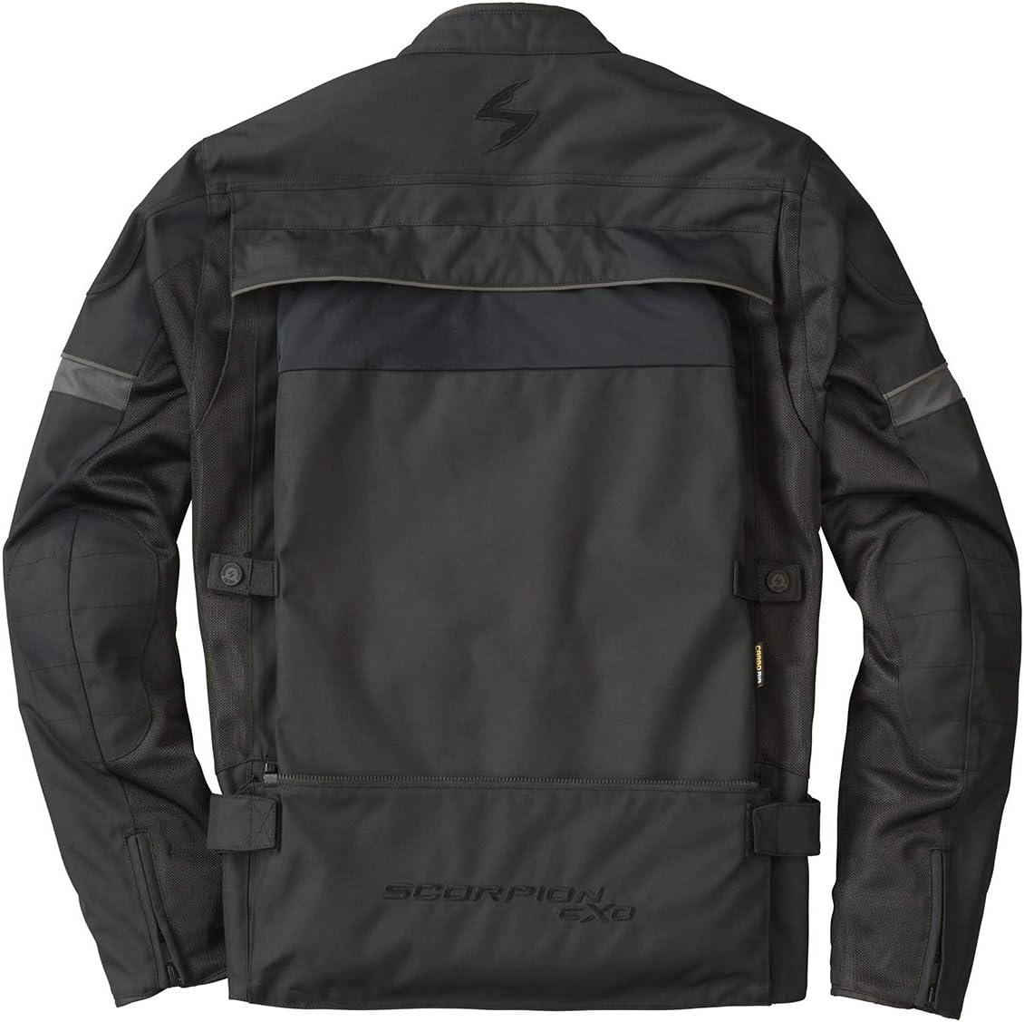 ScorpionEXO Cargo Air Men’s Lightweight Mesh Reflective Motorcycle Riding Jacket Abrasion-Resistant CE-Rated Armor Cargo Bag(Black)