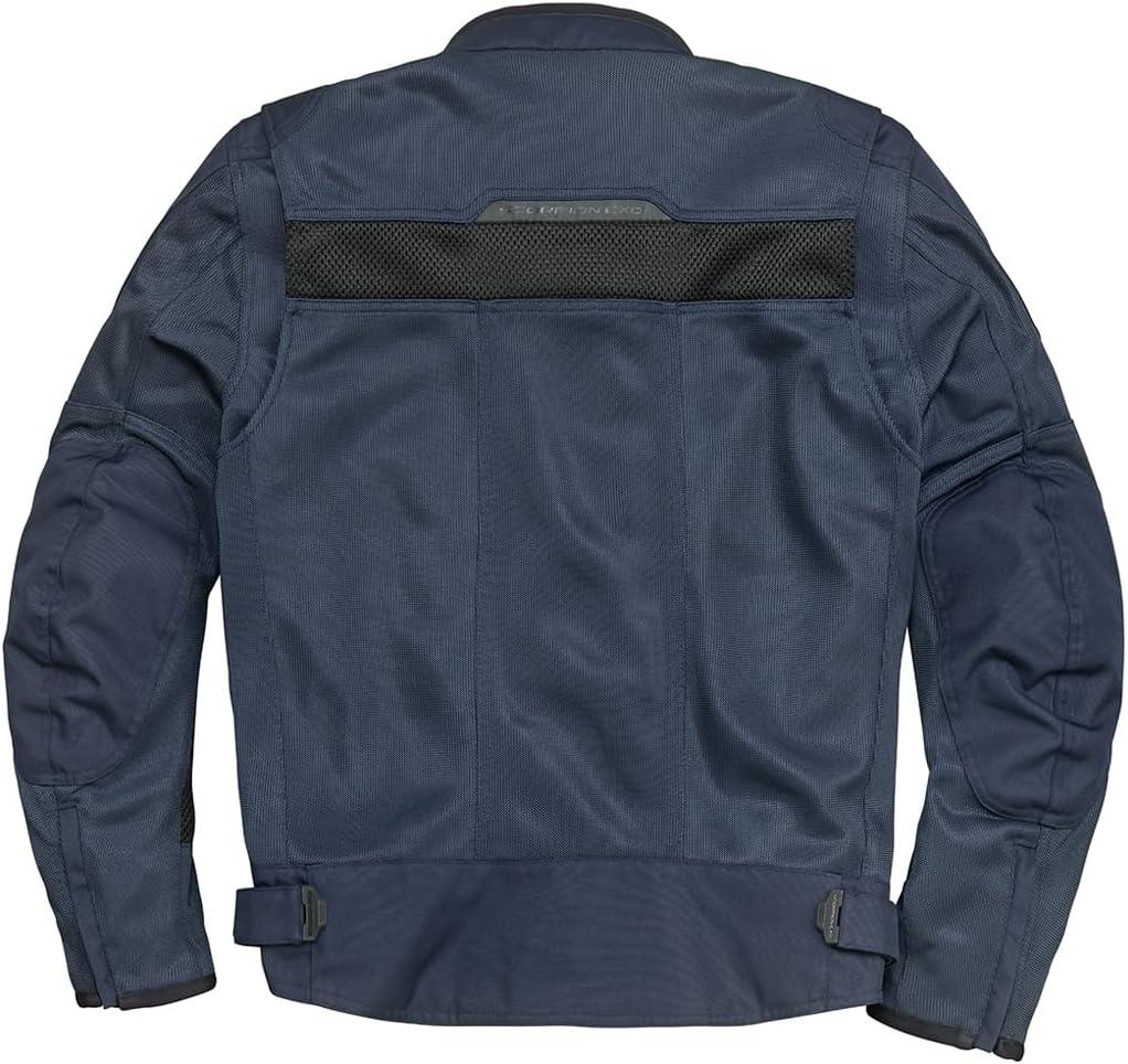 ScorpionEXO Vortex Air II Men’s Mesh Jacket Reflective Motorcycle Waterproof Liner Breathable Riding Gear Reinforced(Dark Blue/Black)
